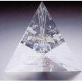 Custom Lucite 3 Sided Pyramid Award